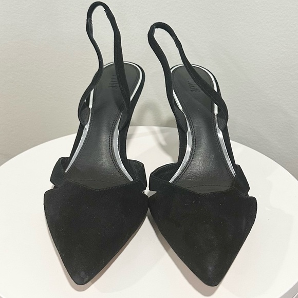 🌸PAIGE🌸 Portia Slingback Pointed Toe Pump Black Size: 8.5 - Picture 5 of 11